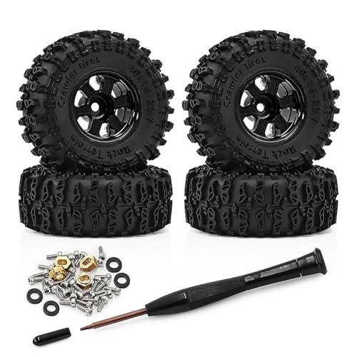 RC�������i For Bronco For Wrangler K10 For Ascent-32 For Axial Scx30 1/30 Rc �J�[ 4 �� 0.7 �C���`�z�C�[�������^�C���ύX�p�[�c�A�N�Z�T���[(Type 2)