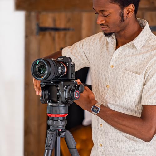 Manfrotto XCHANGE Quick Release, Universelles System für Stativ/Slider/Zubehör, Basis & Platte, 20 Kg Traglast, Leichtes Aluminium, 3/8 & 1/4‑Gewinde, Foto/Video/Licht