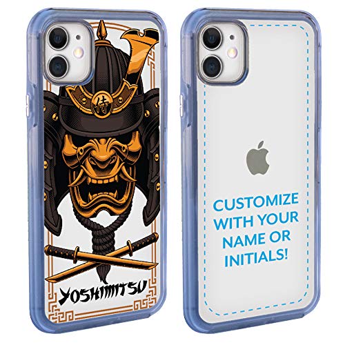 Guard Dog Custom Clear Cases For Iphone 12/12 Pro – Personalized Japanese – Put Your Name On A Designer Phone Case – Yokai Samurai #TOP11