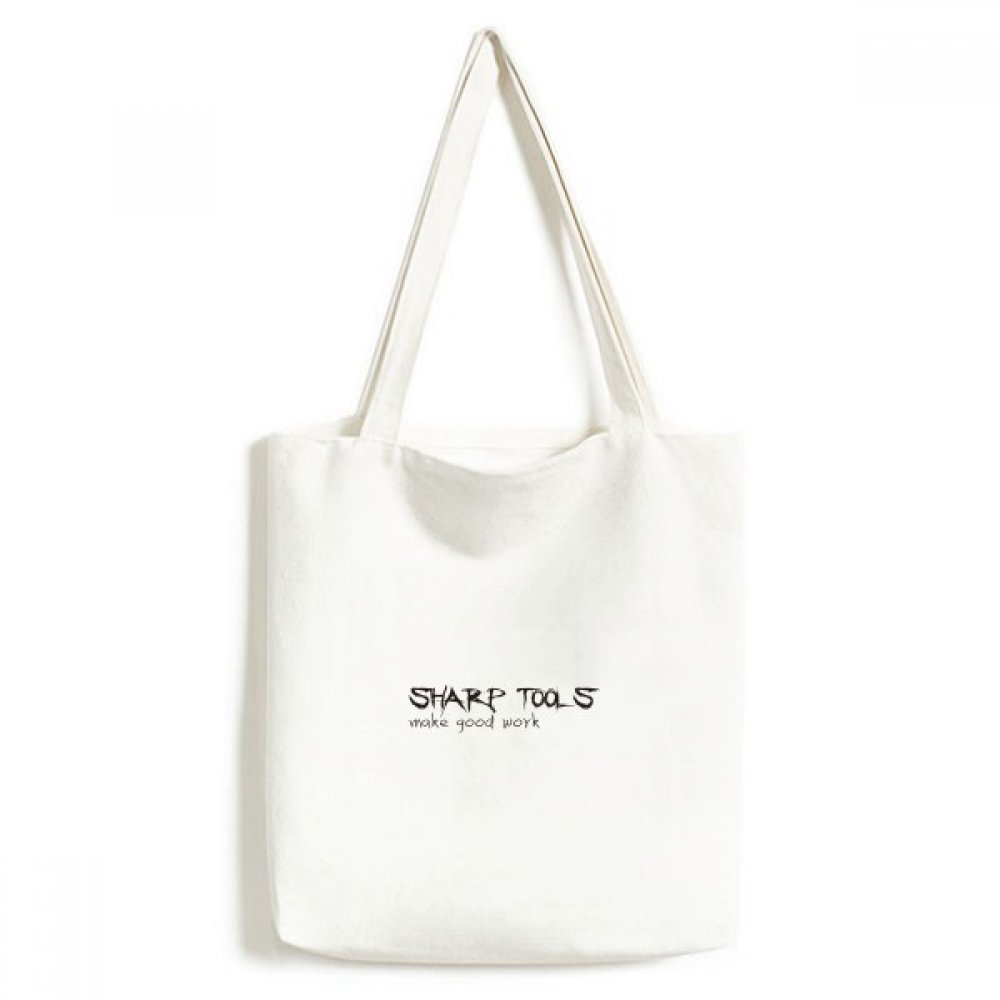 DIYthinker Slogan Tools Make Good Work Environmentally Washable Shopping Tote Canvas Bag Craft Gift 33 * 40cm Multicolor