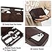 CataPurus Electronic Organizer Case Tech Kit, Top Grain Leather Handmade, Portable Compact Travel Electronic Accessories Storage Case Fits Phone, USB Cables, Chargers, Hard Drive, Cards, Apple pencil