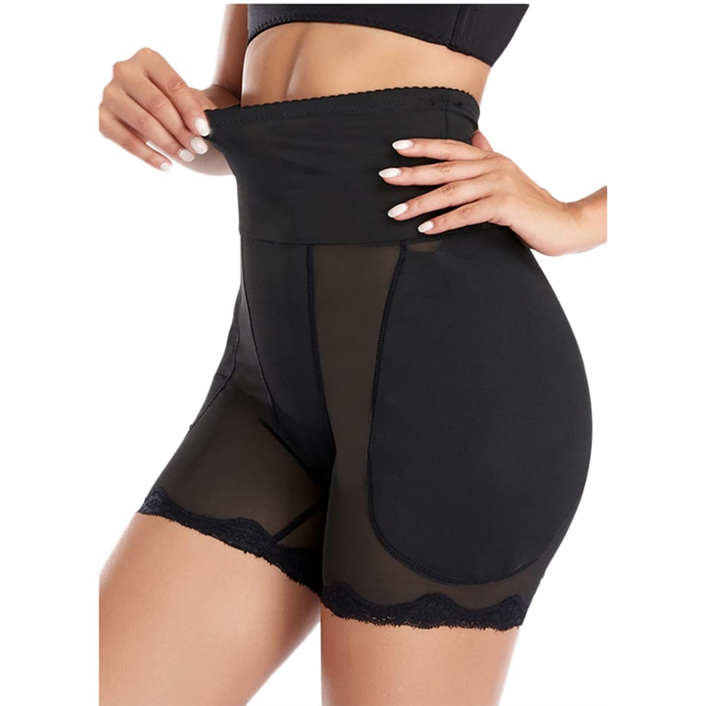 Pantaloncini Modellanti per la Vita, per Sollevare i Glutei, per allenare la Pancia, per Le Donne(Nero-X-Large