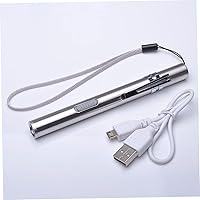 Vista 3 de Uonlytech Linterna USB recargable recargable linterna de enfermería linterna linternas de alto lúmenes linternas recargables de alto lúmenes