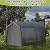 GarveeLife Outdoor Portable Storage Shed, 8 x 12FT Storage Shed, Waterproof and UV Resistant, Outdoor Storage Tent with Roll-up Zipper Doors for Motorcycle, Bike, Gardening Tools, Grey