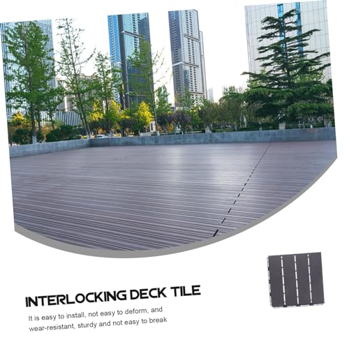 Azulejos entrelazados de vinilo resistente para suelos de exterior de alta durabilidad 7