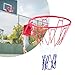 LOXGO Wall Hanging Basket Net Indoor and Outdoor Sport Hanging Basketball Goal Hoop Rim Mounted Basketball Hanging Basketball