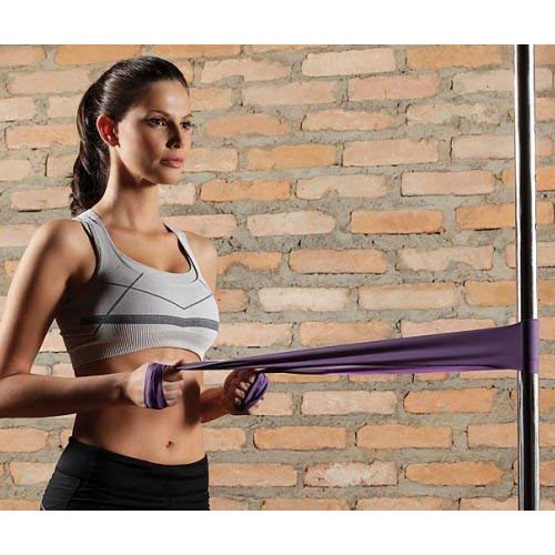 Faixa Elástica SuperBand para Exercícios de Intensidade Média Supermedy Rosa
