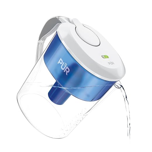 PUR CR1100CV Classic Water Filter Pitcher Filtration System, 11 Cup