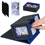 🛡️【Protection complète et durable】：Fabriquée en cuir PU résistant, la Commander Deck Box JAFFZORA est renforcée avec de puissants aimants assurant une fermeture sécurisée. Vos cartes restent protégées contre les chocs, la poussière et l’humidité, même pendant le transport.