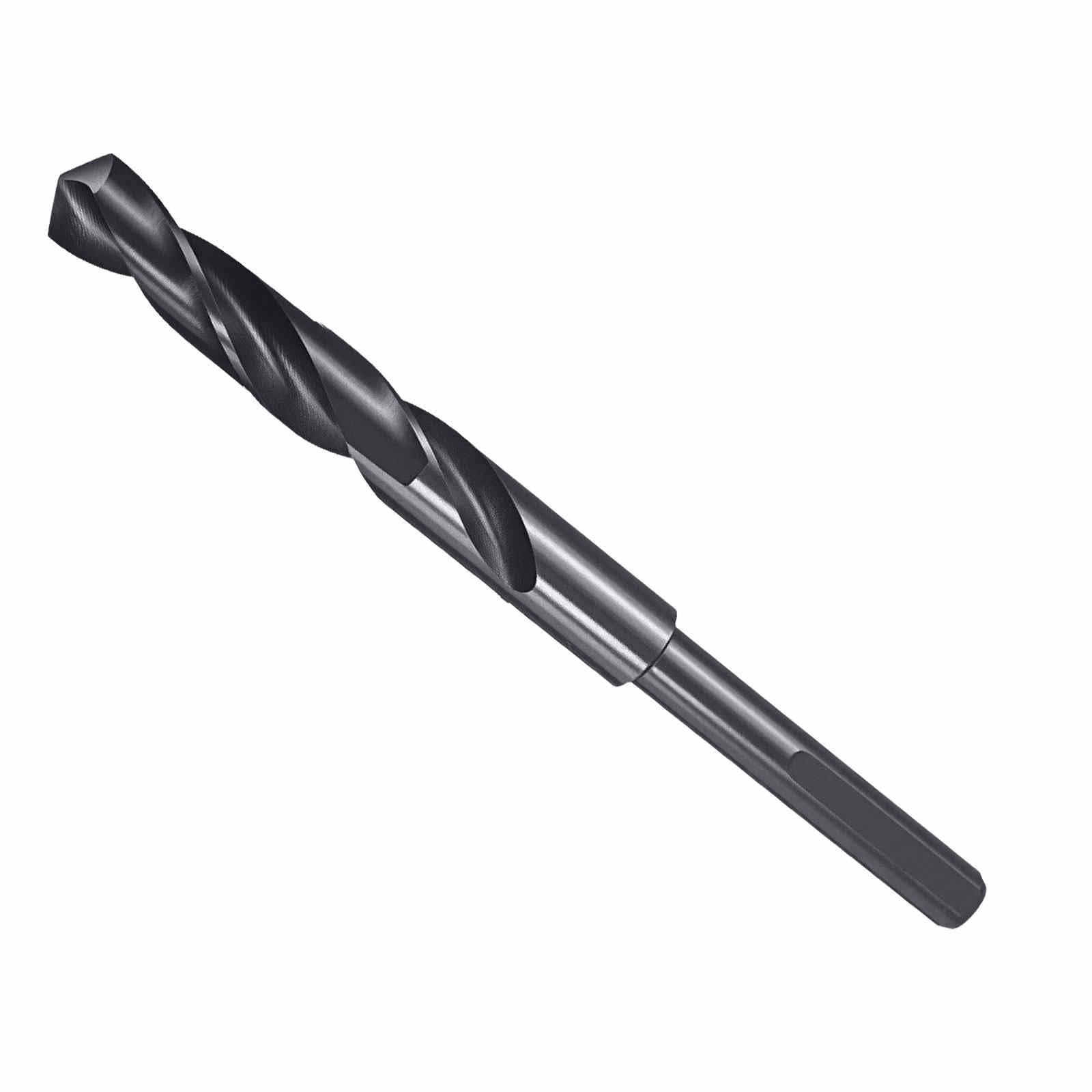 CoCud Drill Bit, 33/64" Cutting Diameter (13.1mm), 3/8" Reduced Shank 3-Flat 4341 HSS Nitriding Black 118° Cutting Angle Bits