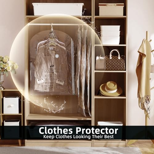 image for TAILI Hanging Vacuum Storage Sealer Bags Space Saver Bag for Clothing,