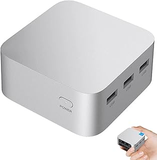 Mini computador win 11pro, alder Lake-N100 quad core quatro threads, micro pc suporte 4k uhd, dual gigabit ethernet, 3 hdmi, 2.4g/5g wifi, bt4.2,US-16G+1TB