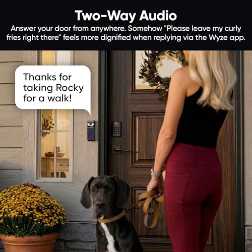 WYZE Wireless Duo Cam Doorbell Camera Video Doorbell w Wi-Fi Chime, 2K HD - image 9