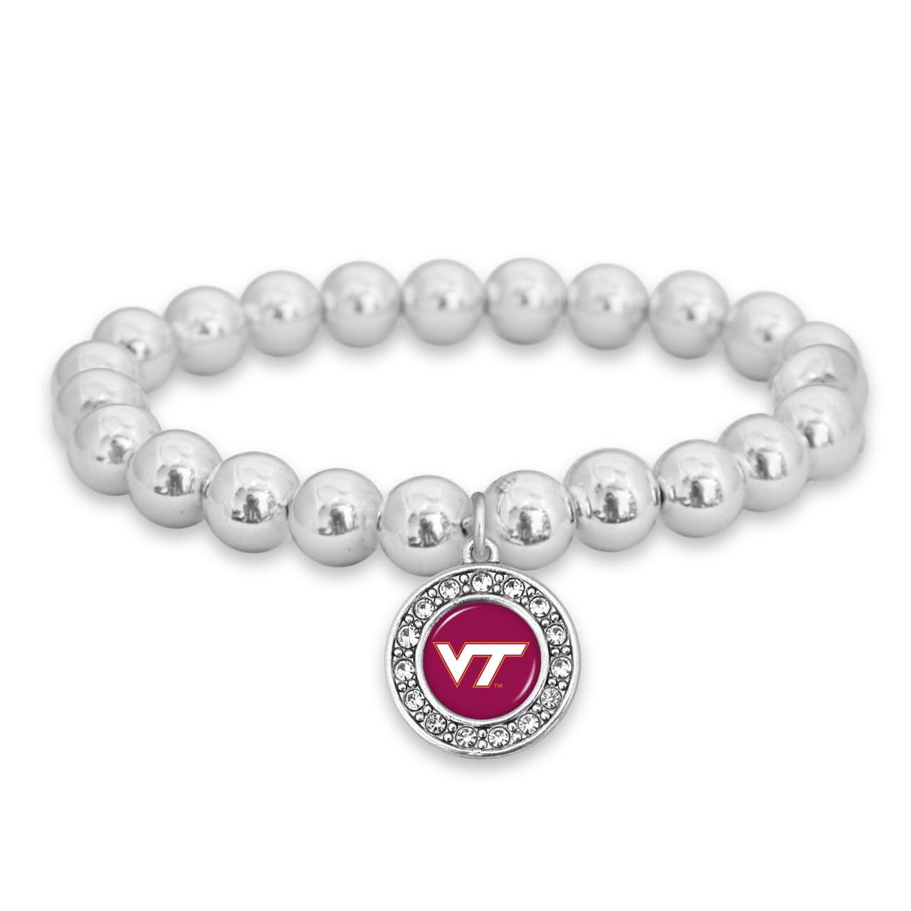Virginia Tech Hokies Abby Stretch Bracelet Jewelry Gift Licensed VT