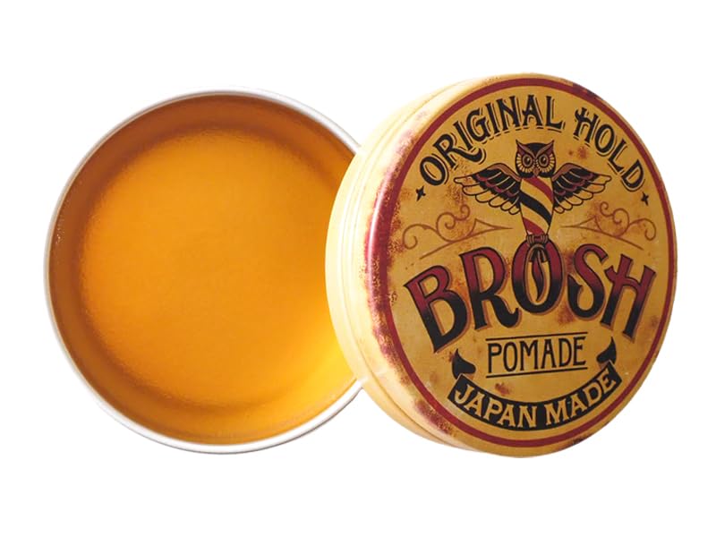 Amazon | BROSH POMADE 115g 艶あり ミディアムホールド | BROSH