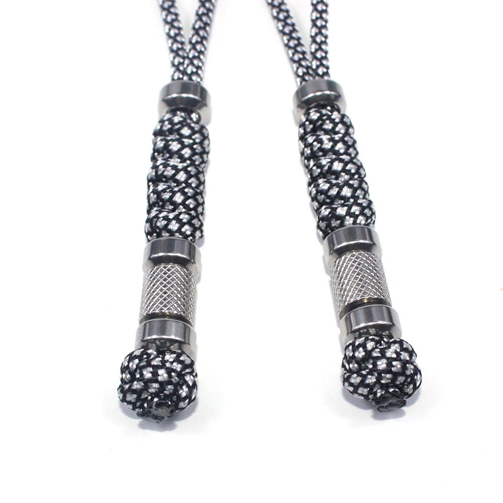 Large Snake Paracord Bead EDC Knife Lanyard. Handmade. Solid Metal Snake In White Or Yellow Brass. Snake Lover Gift. | MakerPlace By - Foto 6