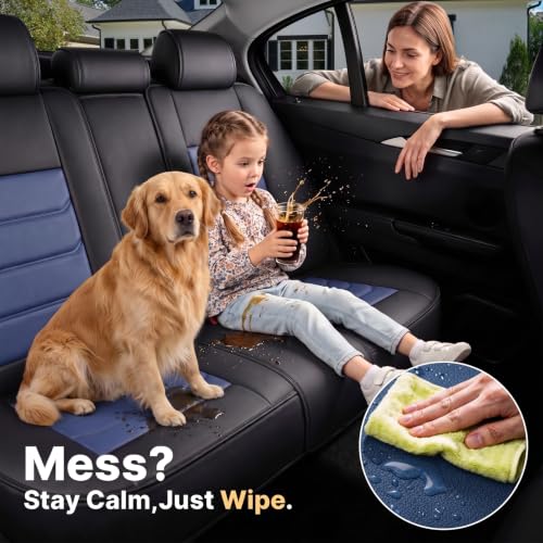 Image of for GMC Terrain 2010-2025 Seat Covers 5P (Black /Blue)
