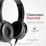 Classroom Headphones Bulk 12-Pack, Wired Assorted Student School Class Set - Image 4