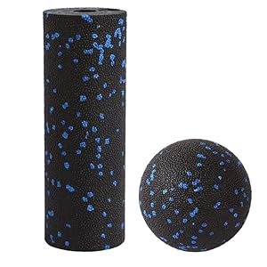 Foam Roller – Muscle Massage Rollers for Trigger Point Therapy, Myofascial Release, Deep Tissue Fitness Massage & Relax Tight Muscles, Peanut Ball & Trigger Point (Massage Roll)