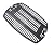Uniflasy 7645 Cast Iron Cooking Grates for Weber Q200, Q220, Q2000, Q2400 Series Gas Grills, for Weber 396000, 396001 Grill Parts Grill Grates Replacement for Weber 7645 65811 69935, 2 Pack