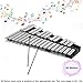 Lfhelper Foldable 30 Notes Glockenspiel Percussion Bell Kit with 2 Mallets, Shoulder Strap, Carrying Bag, for Kids, Students, Adults