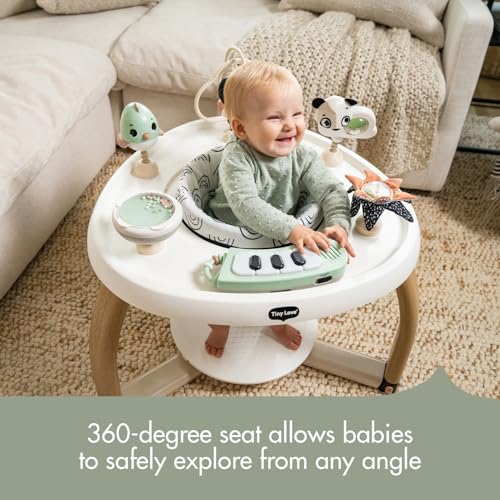 Tiny Love 5-in-1 Here I Grow Stationary Activity Center – Black & White Décor Collection, Black & White by Tiny Love - Image 9