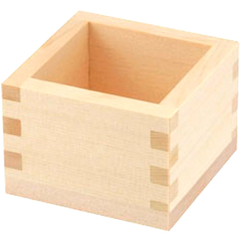 Hinoki Cypress Sake Masu Cup, 3-Piece Set
