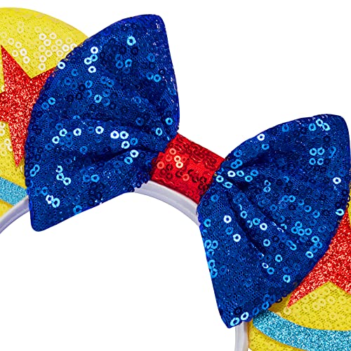 Image of FANYITY Mouse Costume Ears,2 Pcs Mouse Ears Headbands for Girls & Women Party,Size Free (Stars 2)