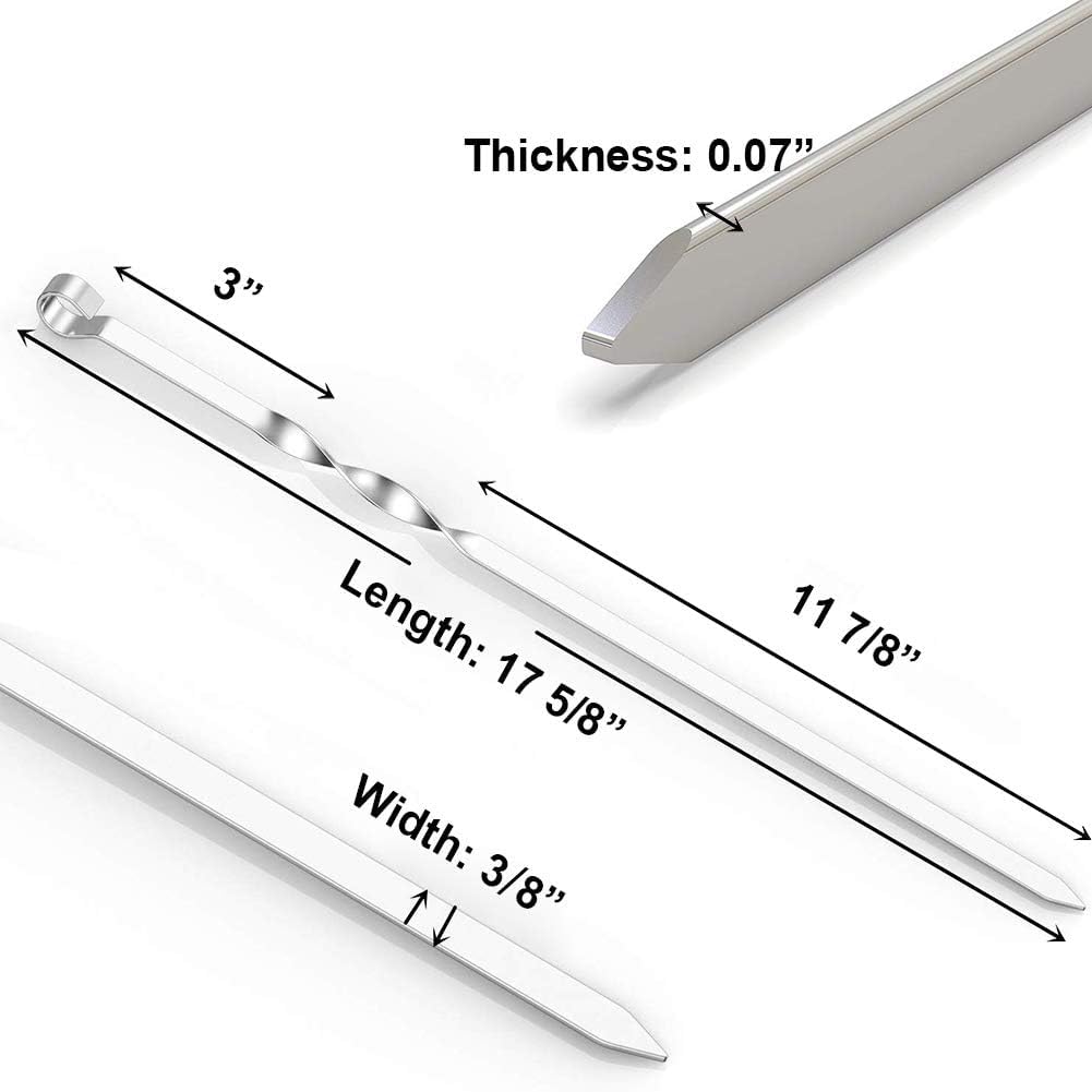 Shish Kabob Skewers, Kebab Skewers 17.7