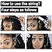 Creamily 8 Piece 8M Hair String for Box Braids Dreadlocks DIY Braided Hair Wrap Colorful Styling Hair Braiding Yarn Hair Strings for Hip-hop Hair Styling Accessories
