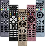 GE Universal Remote Control for Samsung, Vizio, LG, Sony, Sharp, Roku, Apple TV, RCA, Panasonic, Smart TVs, Streaming Players, Blu-ray, DVD, Simple Setup, 4-Device, Gold, 33710