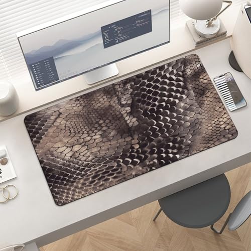 Mouse Pad Clásico Snake Skin Grande de Goma Antideslizante miniatura 6
