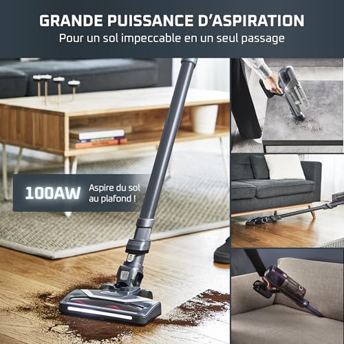 Aspirateur balai ROWENTA X Pert6.60 Sans fil 45min autonomie - vue 5
