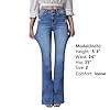 VIPONES Women's Flare Bell Bottom Jeans High Waist... #3