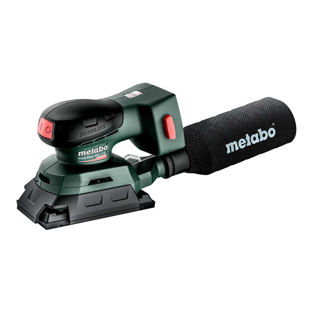 Metabo PowerMaxx SRA 12 BL Akku-Sander 12V (Schleifgerät mit Schleifplatte, ohne Akku + Ladegerät) # 602036850