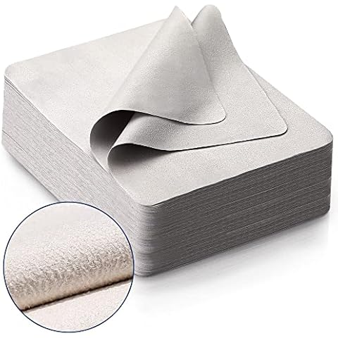 100 PCS Glasses Clean Cloth Suede Cover