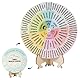 Gefühlsrad mit Ständer, Durchmesser 20cm Emotionsrad Hochwertiges Hölzernes Gefühlsrad Emotionsrad-Diagramm für Geschenke für Psychotherapeuten Heimdekorationsbedarf(Regenbogen)