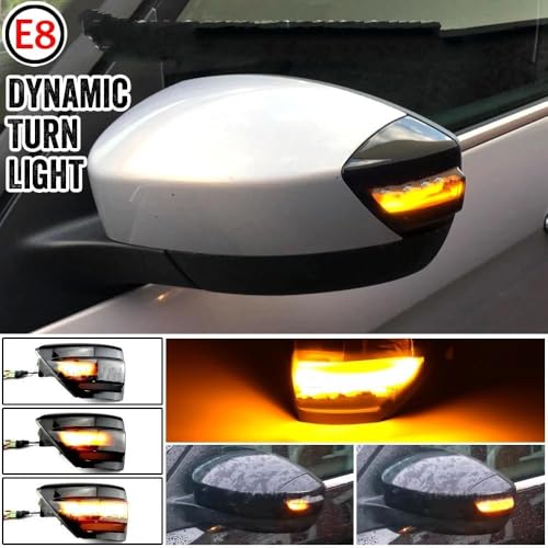 Luz LED de señal de giro para Ford S-Max 2007-2014 y Kuga, intermitente de espejo 2