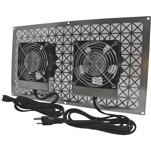 Ventilador de entrada para espacios reducidos Tjernlund CS2, 220 CFM, diseño dual, montaje en pared, color plata miniatura 2