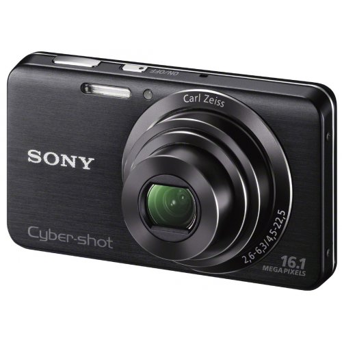 Image of Sony Cyber-Shot DSC-W630 16.1MP Point-and-Shoot Digital Camera (Black) with Camera Case