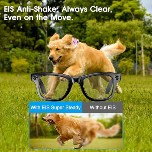 Image of AI Smart Glasses with Camera, Bluetooth, 8MP Camera, AI Translation