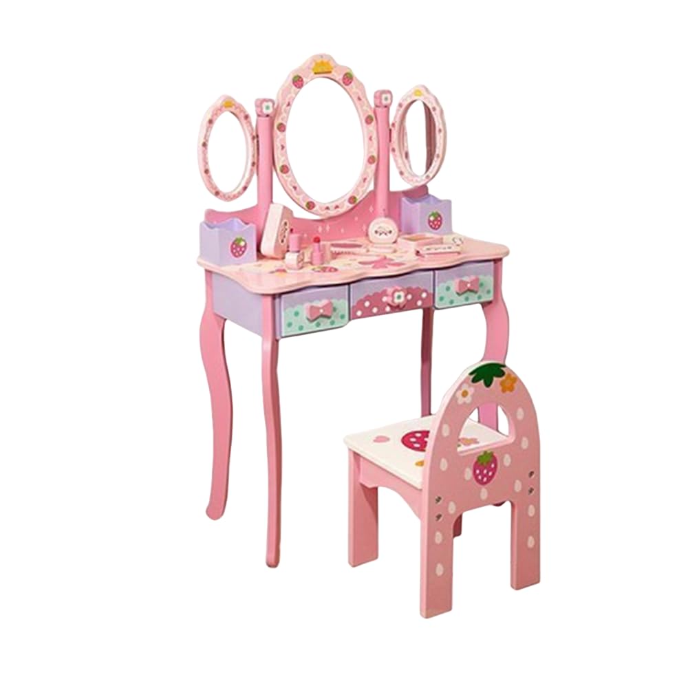 ☆ママと一緒に♪鏡の前で♪ミニレディ♪ドレッサー♪ Amazon | Sarinyおままごとドレッサー 子供用ドレッサー 木製