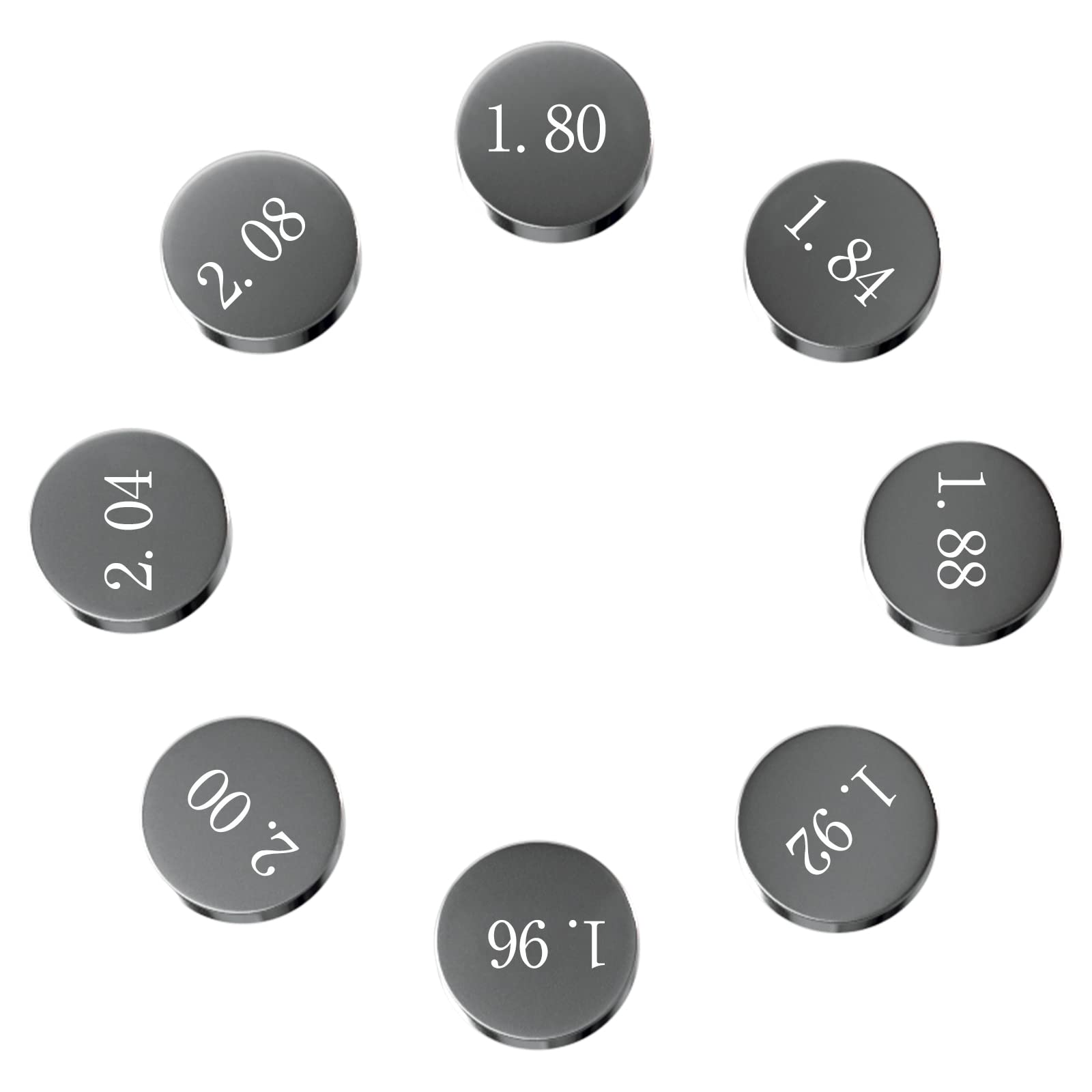 AHL 8.85mm 23pcs 1.72-2.60mm kit Ventil shim Ventile einstellen für 250XC-F 2007-2014 / Freeride 350 2013-2014