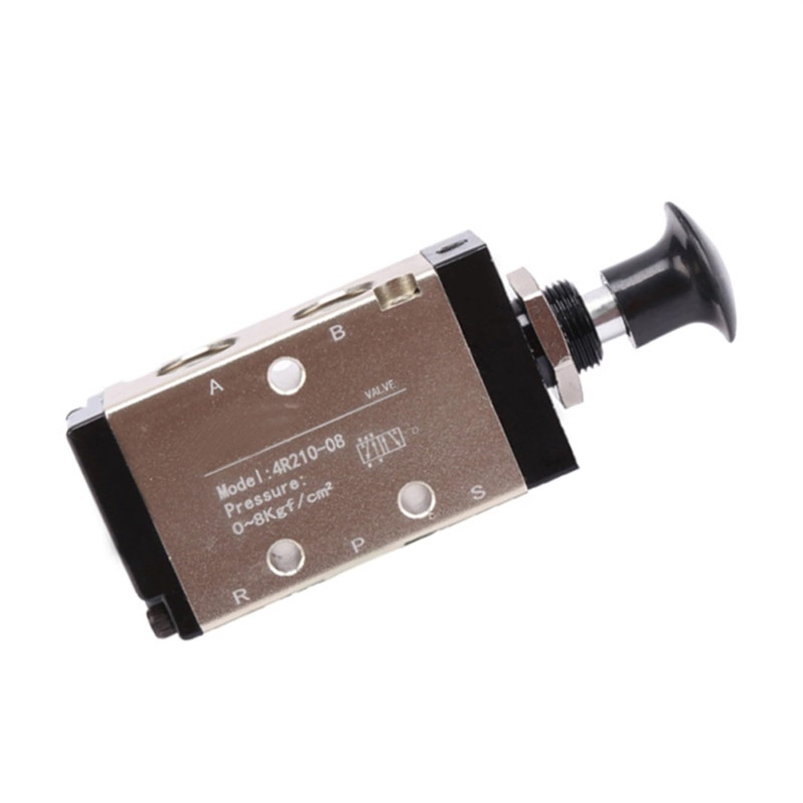 Interruttore Pneumatico Tirare la valvola 4R210-08 4R310-10 Valvola Meccanica 5 Porte 2 Posizioni Controllo Cilindro Valvola Leva Manuale Controllo 1 pz(4R310-10,with 12mm Fittings)