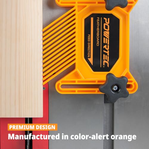 image for POWERTEC Tandem Feather Boards for Table Saw, Router Table & Bandsaw -