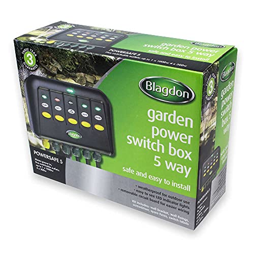 Caja de control Blagdon Powersafe de 2 salidas, ideal para automatizar fuentes e iluminación 3