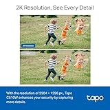 Tapo C510W 2K Outdoor Pan/Tilt Security Camera, 360°Visual Coverage, IP65 WiFi Camera, Motion Tracking, Full-Colour Night Vision, Cloud and Local Storage, Works With Alexa and Google, No Monthly Fee - Image 5