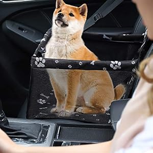 Myuilor Pet Dog Car Booster Seat Carrier,Portable Foldable Carrier with Seat Belt for Dog Cat up to 30lbs … Myuilor Pet Dog Car Booster Seat Carrier,Portable Foldable Carrier with Seat Belt for Dog Cat up to 30lbs …