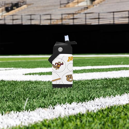 Image of Logo Brands NCAA Mascot Stainless-Steel Kids Bottle -Soft Silicone Mouthpiece, Easy To Carry, Kid-Friendly Design- Great For School & On-The-Go