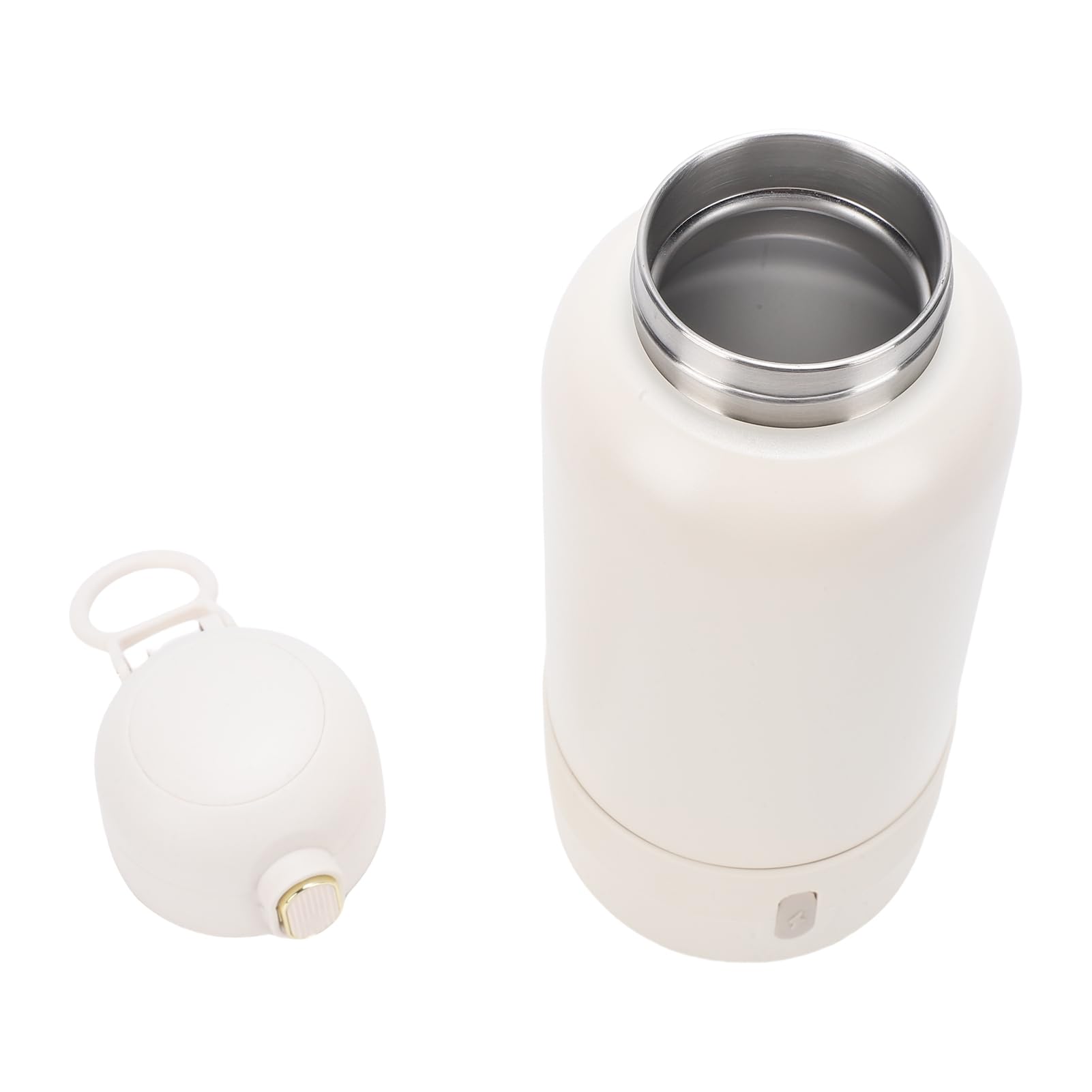 Calentador de Leche Recargable, Calentador de Biberones de Acero Inoxidable de Calentamiento Rápido de 500 Ml